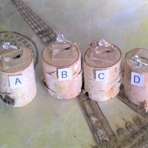 LOOK! Size 8.5 Sterling Silver CZ Solitaire Rings